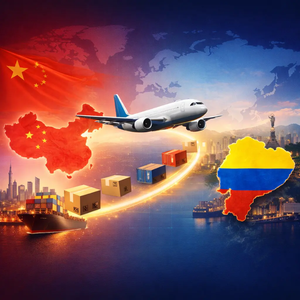 Importaciones desde China a Ecuador